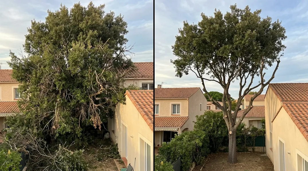 Résultat élagage à Agde — Elagage Agde
