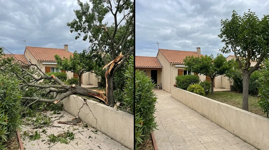 Résultat élagage à Agde — Elagage Agde